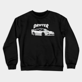 Drifter - s13 silvia 240sx Drift Racing Crewneck Sweatshirt